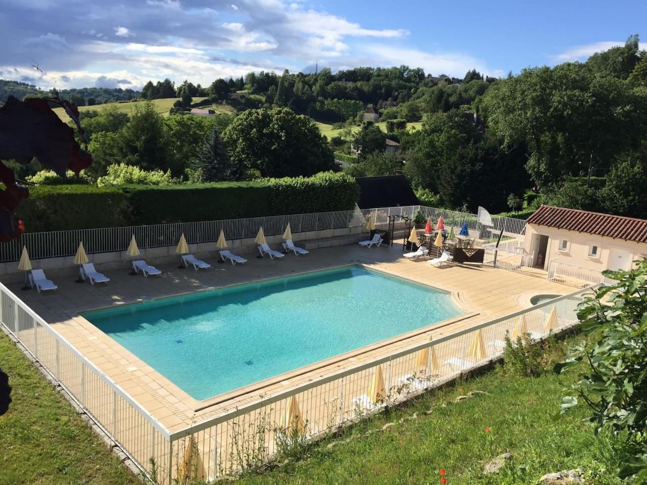 Le N5 Des Hauts De Sarlat Apt Duplex Clim, Piscine, Parking Экстерьер фото